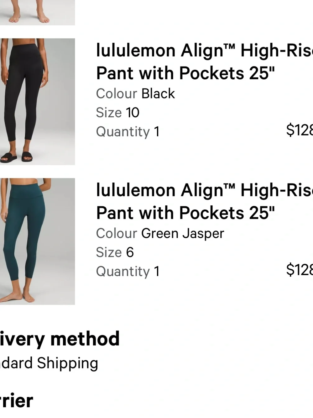 NWOT lululemon Align High-Rise Pant with Pockets 25
